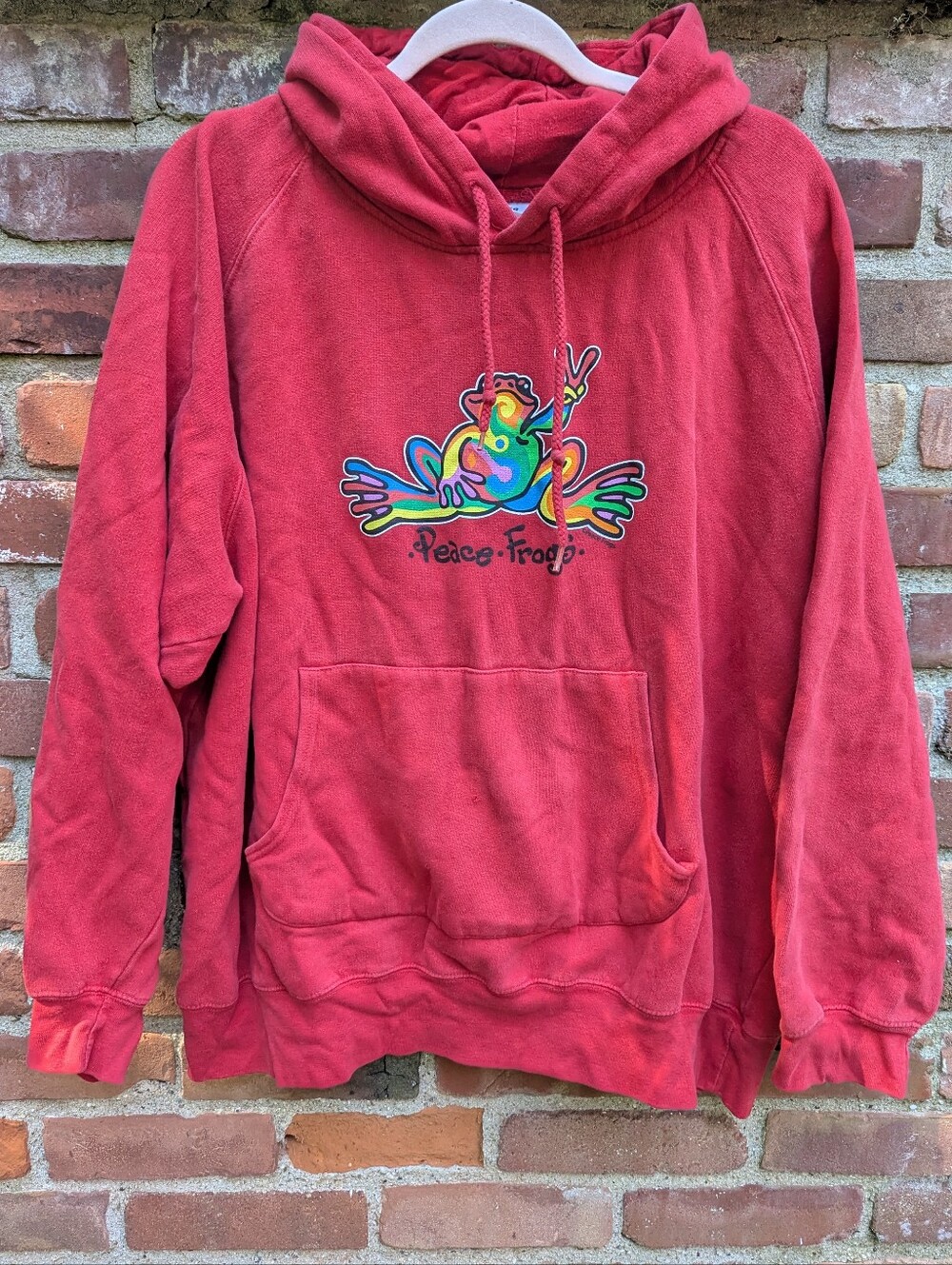 Peace Frogs Hoodie Women's Size XXL